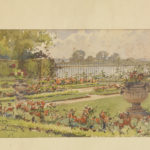 Le jardin de la MAison Vacquerie( aquarelle de Cabarrus)